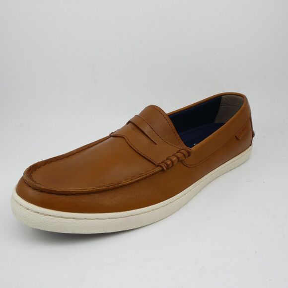 Cole Haan Grand.Os Men\'s US 10.5 Brown Leather Nantucket II Loafers C27789 main image 7